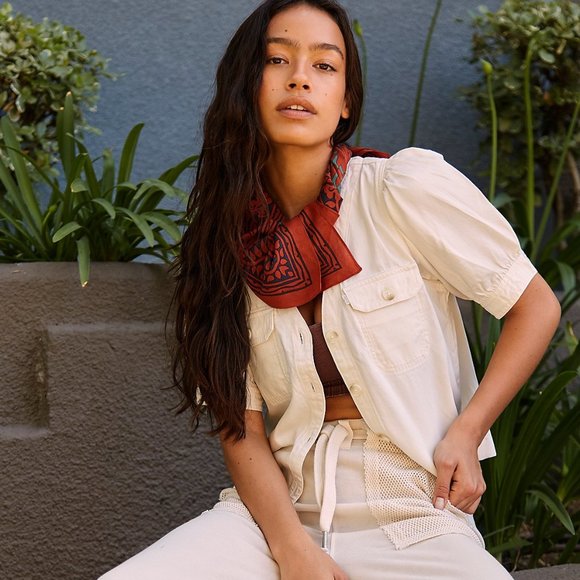 Levis X Care Free People Bryn Shirt 